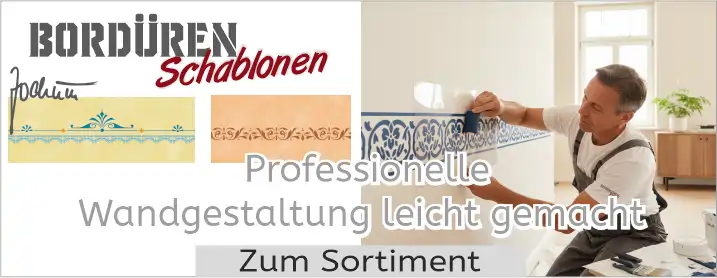 einzigartige Bordüren Schablonen